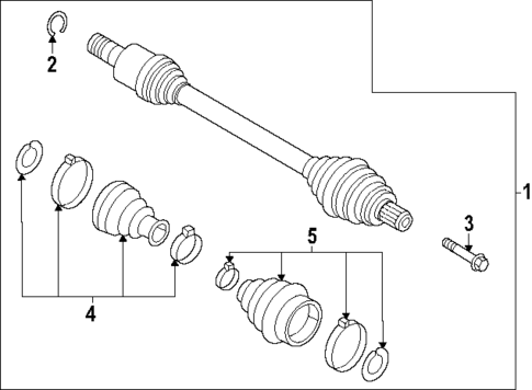 Drive Axles for 2025 Audi SQ7 #2