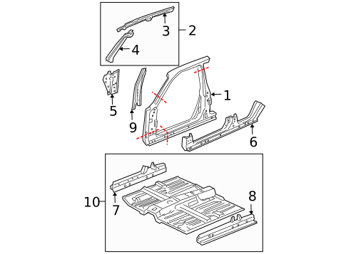 Rocker for 2005 Honda Civic #0