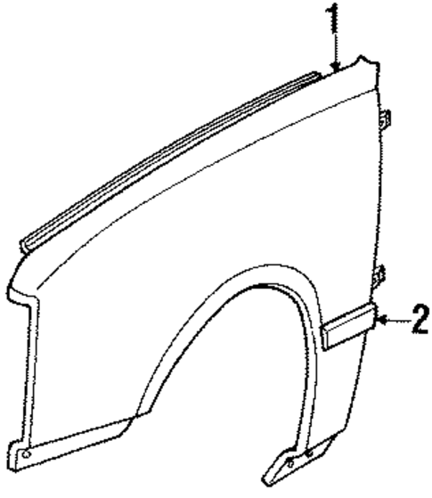 Fender & Components for 1986 Isuzu Pickup #0