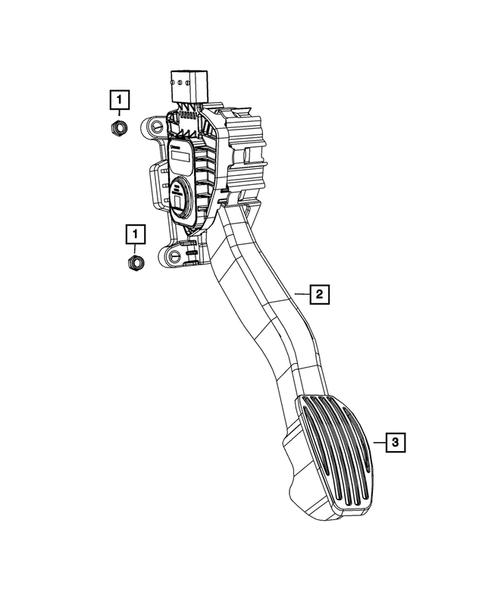 Accelerator Pedal for 2019 Fiat 500 #0