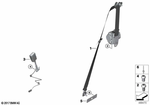 72117457890 - : Upper Belt, Front Right for BMW Image