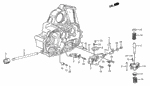 90028PB6010 - Transmission - Manual: BOLT, SPECIAL (6X22.5) for Honda Image