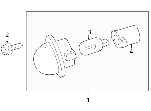 Bulbs - Chassis for 2009 Ford Taurus #3