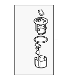 1760A341 - Fuel System: Fuel Pump Assembly for Mitsubishi Image