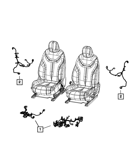 Wiring-Body and Accessories for 2013 Dodge Dart #2
