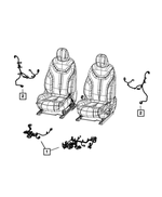 68166270AB - Electrical: Seat Back Wiring for Dodge: Dart Image
