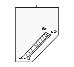 6221202280E0 - Body: Windshield Pillar Trim for Toyota: Corolla Image