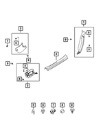 6LE44U0DAA - : Door Sill Molding, Right for Mopar Image