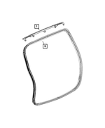 68322742AD - Doors, Door Mirrors and Related Parts: Liftgate Upper Seal for Mopar Image