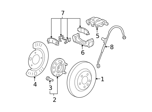 Brake Components for 2011 Buick Lucerne #0