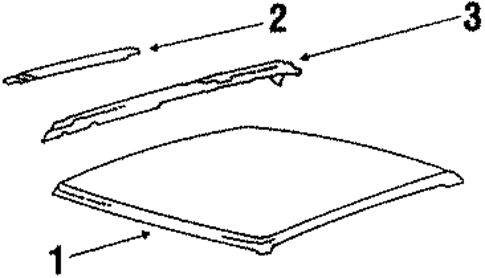 Roof & Components for 1986 Buick Electra #0