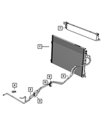 55038177AF - Cooling: Oil Cooler Pressure And Return Hose And Tube for Mopar Image