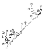 68445195AA - Exhaust: Exhaust Clamp for Mopar Image