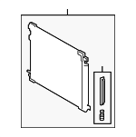 884A006040 - HVAC: Condenser Assembly for Lexus: ES250, ES300h, ES350, NX250, NX350 Image