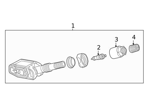 Tire Pressure Monitor Components for 2016 Cadillac CTS #0