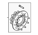 PC3Z1104D - Driveline &amp; Axles: Wheel Bearing And Hub Assembly for Ford Image