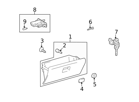 Instrument Panel for 2001 Lexus IS300 #1