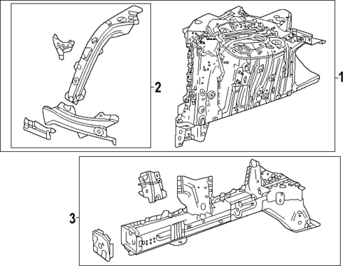 Structural Components & Rails for 2024 Acura ZDX #0