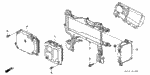 90120PZA000 - Electrical/Exhaust/Heater/Fuel: BOLT, FLANGE (6X12) for Honda Image
