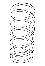 33536762719 - Suspension: Spring for BMW: 645Ci, 650i, M6 Image