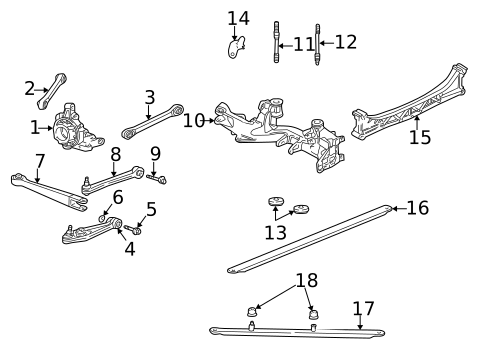 Suspension, Springs & Related Components for 2003 Porsche 911 #1