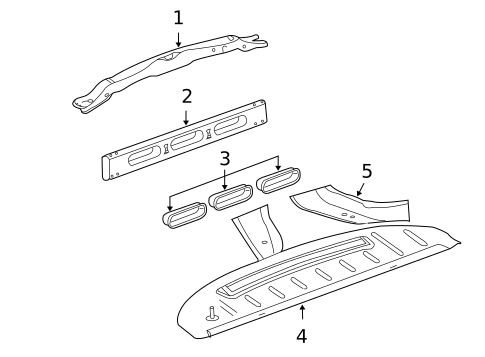 Radiator Support for 2005 Dodge Ram 1500 #0