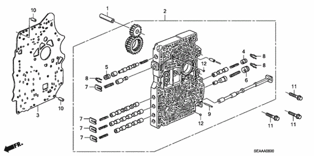 AT Main Valve Body for 2008 Acura TSX #0