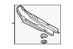 5Q0825661BS - Exhaust: Heat Shield for Audi Image