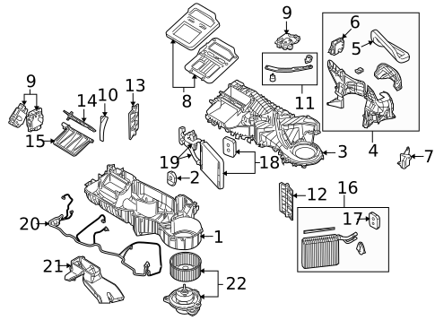 Heater Components for 2009 Mitsubishi Raider #0
