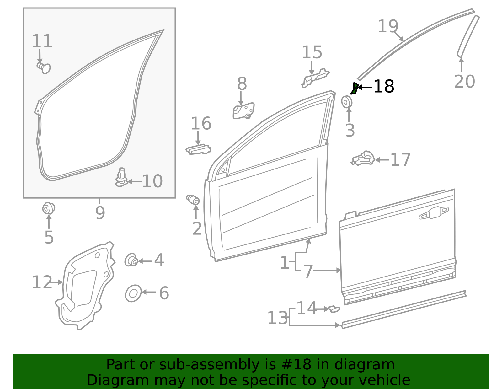 2019-2025 Toyota Black Out Tape 75921-0R050 | MotorMotor