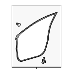 678610R050 - Body: Door Weather-strip for Toyota: RAV4, RAV4 Prime Image