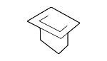 MB645307 - Body: Spoiler Grommet for Mitsubishi Image
