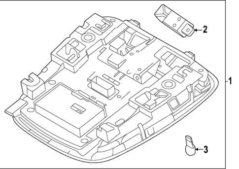 Overhead Console for 2025 Kia Sportage #0