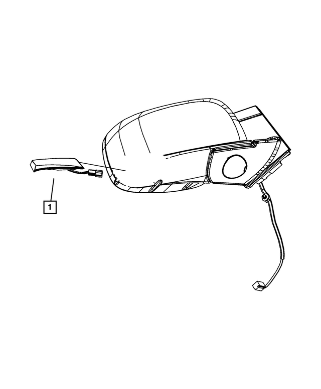 68170148AA - Electrical: Turn Signal Lamp, Right for Mopar Image