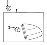 94857177 - : Reflector for Chevrolet: Prizm Image