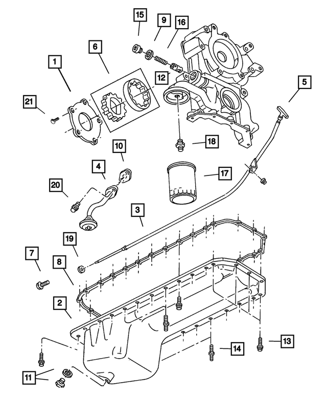 53020929 - Engine 8.0L Ten Cylinder (Truck): Engine Oil Level Indicator for Mopar Image image
