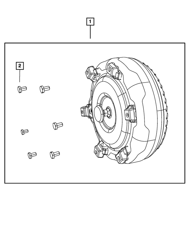 RL335702AA - AS69RC; 6-Speed; Automatic Transmission: Torque Converter for Mopar Image