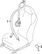SU00311800 - Electrical: Seat Belt Assembly for Toyota: GR86 Image