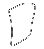 51227033795 - Body: Surround Weather-strip for BMW: 525i, 525xi, 528i, 528i xDrive, 528xi, 530i, 530xi, 535i, 535i xDrive, 535xi, 545i, 550i, M5 Image