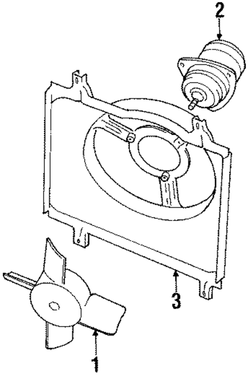 Fan for 1985 Mazda GLC #0