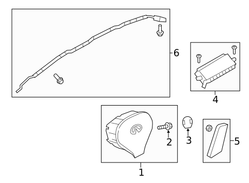 Air Bag Components for 2016 INFINITI QX50 #0