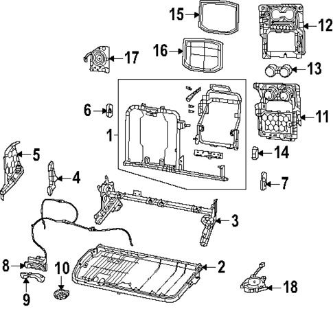 Rear Seat Components for 2025 Ram 1500 #2