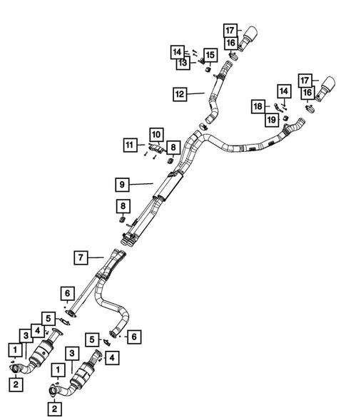 Exhaust System for 2021 Ram 1500 #4