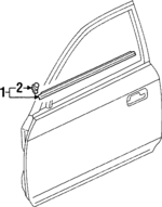 1997-2001 Honda Prelude - Belt Weather-Strip