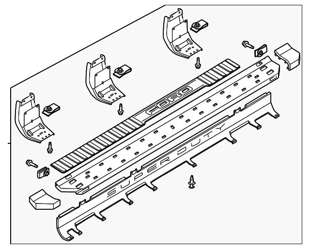 NC3Z-16450-JA - Running Board - 2023-2026 Ford | Eastgate Ford Parts