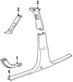 F5OY5402344ACL - Body: Cowl Trim for Lincoln: Continental Image