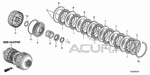 22643RJF003 - : Plate, Clutch Wave (1.8MM) for Acura: MDX, TL Image