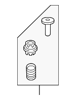 4H0698505 - Electrical: Mount Assembly Repair Kit for Audi: A6, A6 Quattro, A7 Quattro, A8 Quattro, RS7, S6, S7, S8 Image
