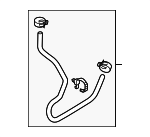 4G0616091 - Electrical: Intake Hose for Audi: A6, A6 Quattro, A7 Quattro, RS7, S6, S7 Image