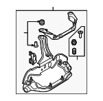 4G0698999 - Electrical: Mount Assembly for Audi: A6, A6 Quattro, A7 Quattro, RS7, S6, S7 Image
